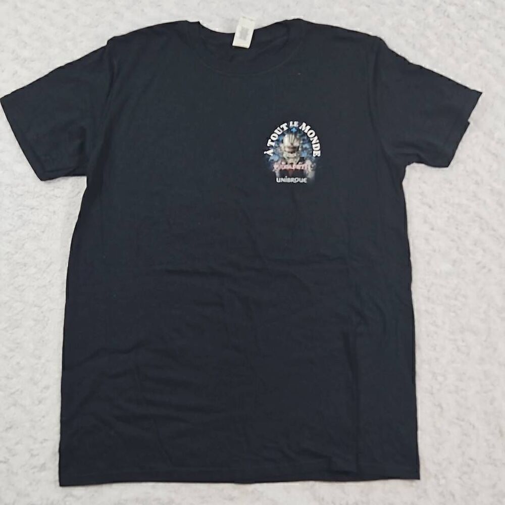Megadeth Unibroue A Tout Le Monde Mens Size Large Graphic Tee Dave Mustaine Beer